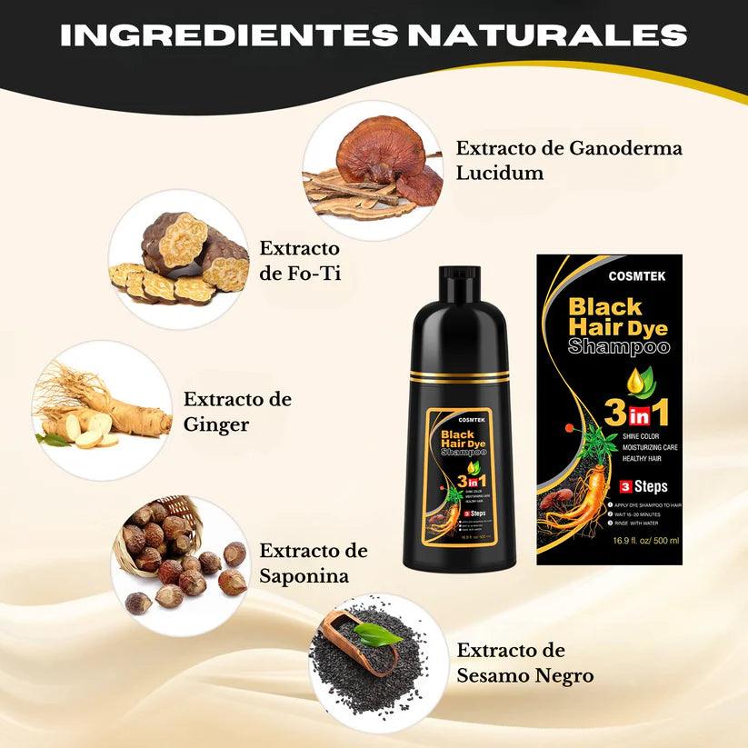 Champú Anticanas 3 en 1 para Mujeres e Hombres 500ML